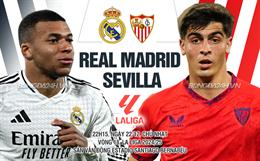 Nhận định Real Madrid vs Sevilla (22h15 ngày 22/12): Santiago Bernabeu mở hội