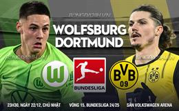 Nhận định Wolfsburg vs Dortmund (23h30 ngày 22/12): Làm khó đội khách