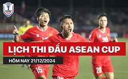 Lịch thi đấu ASEAN Cup hôm nay 21/12: Việt Nam - Myanmar