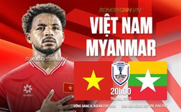 Trực tiếp Việt Nam 0-0 Myanmar (H1): Xuân Son đá chính