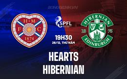 Nhận định Hearts vs Hibernian 19h30 ngày 26/12 (VĐQG Scotland 2024/25)