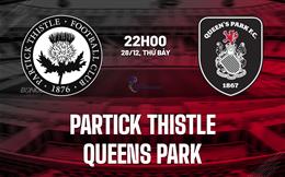 Nhận định Partick Thistle vs Queens Park 22h00 ngày 28/12 (Hạng 2 Scotland 2024/25)