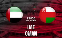 Nhận định bóng đá UAE vs Oman 21h30 ngày 27/12 (Gulf Cup 2024)