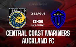 Nhận định Central Coast Mariners vs Auckland FC 13h00 ngày 28/12 (VĐQG Australia 2024/25)
