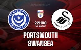 Nhận định Portsmouth vs Swansea 22h00 ngày 1/1 (Hạng Nhất Anh 2024/25)