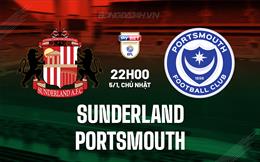 Nhận định Sunderland vs Portsmouth 22h00 ngày 5/1 (Hạng Nhất Anh 2024/25)