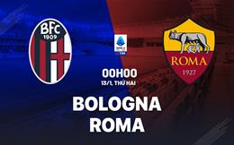 Nhận định Bologna vs Roma (00h00 ngày 13/1): Giallorossi tiếp đà hồi sinh