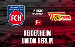 Nhận định Heidenheim vs Union Berlin 21h30 ngày 11/1 (Bundesliga 2024/25)