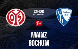 Nhận định bóng đá Mainz vs Bochum 21h30 ngày 11/1 (Bundesliga 2024/25)