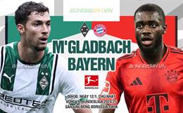 Nhận định Gladbach vs Bayern Munich (0h30 ngày 12/1): Mệnh lệnh 3 điểm