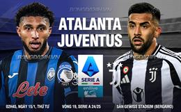 Nhận định Atalanta vs Juventus (2h45 ngày 15/1): Không dễ cho chủ nhà