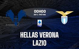 Nhận định Hellas Verona vs Lazio (00h00 ngày 20/1): Giải tỏa áp lực