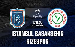 Nhận định Istanbul Basaksehir vs Rizespor 17h30 ngày 18/1 (VĐQG Thổ Nhĩ Kỳ 2024/25)