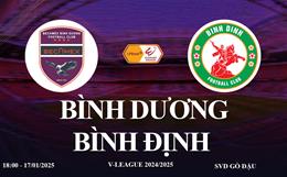 Trực tiếp Bình Dương vs Bình Định link xem V-League 2024/25