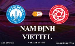 Trực tiếp Nam Định vs Thể Công Viettel link xem V-League 2024/25