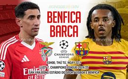 Nhận định Benfica vs Barcelona (03h00 ngày 22/1): Cạm bẫy tại Lisbon