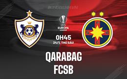 Nhận định bóng đá Qarabag vs FCSB 0h45 ngày 24/1 (Europa League 2024/25)