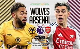 Vượt khó tại Molineux, Arsenal duy trì áp lực lên Liverpool