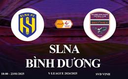 Trực tiếp bóng đá SLNA vs Bình Dương link xem V-League 2024/25