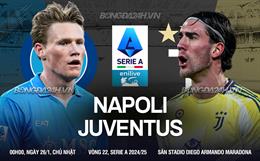 Nhận định Napoli vs Juventus (0h00 ngày 26/1): Điểm tựa sân nhà