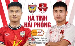 Nhận định Hà Tĩnh vs Hải Phòng (17h00 ngày 24/1): Cơ hội nào cho đội khách?