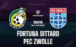 Nhận định Fortuna Sittard vs PEC Zwolle 18h15 ngày 26/1 (VĐQG Hà Lan 2024/25)