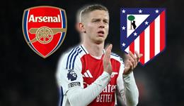 Atletico Madrid sẽ chiêu mộ Oleksandr Zinchenko của Arsenal