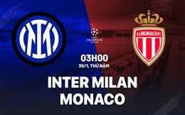 Nhận định Inter Milan vs Monaco (3h00 ngày 30/1): Khó có bất ngờ