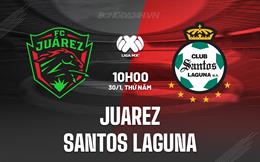 Nhận định Juarez vs Santos Laguna 10h00 ngày 30/1 (VĐQG Mexico 2024/25)
