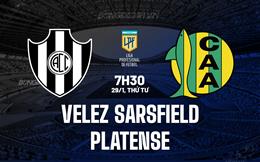 Nhận định Velez Sarsfield vs Platense 7h30 ngày 29/1 (VĐQG Argentina 2025)