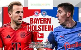 Nhận định Bayern Munich vs Holstein Kiel (21h30 ngày 1/2): Thắng lợi tưng bừng