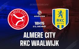 Nhận định Almere City vs RKC Waalwijk 18h15 ngày 2/2 (VĐQG Hà Lan 2024/25)