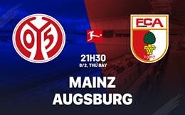 Nhận định bóng đá Mainz vs Augsburg 21h30 ngày 8/2 (Bundesliga 2024/25)