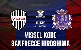 Nhận định Vissel Kobe vs Sanfrecce Hiroshima 11h35 ngày 8/2 (Siêu Cúp Nhật Bản 2025)