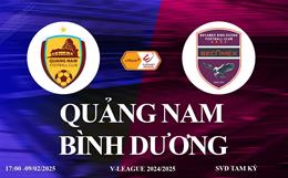 Trực tiếp Quảng Nam vs Bình Dương link xem V-League 2024/25