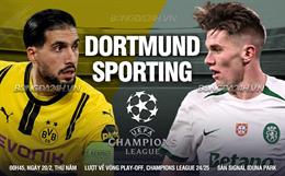Nhận định Sporting Lisbon vs Dortmund (03h00 ngày 12/2): Chật vật hậu Amorim