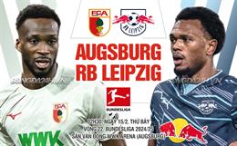 Nhận định Augsburg vs Leipzig (2h30 ngày 15/2): Mồi ngon quen thuộc