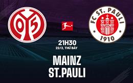 Nhận định bóng đá Mainz vs St.Pauli 21h30 ngày 22/2 (Bundesliga 2024/25)