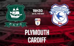 Nhận định bóng đá Plymouth vs Cardiff 19h30 ngày 22/2 (Hạng Nhất Anh 2024/25)