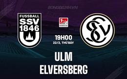 Nhận định - dự đoán Ulm vs Elversberg 19h00 ngày 22/2 (Hạng 2 Đức 2024/25)