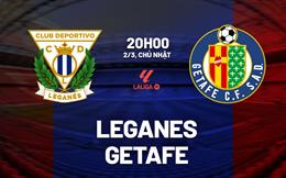 Nhận định bóng đá Leganes vs Getafe 20h00 ngày 2/3 (La Liga 2024/25)