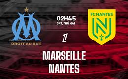 Nhận định Marseille vs Nantes (2h45 ngày 3/3): Chờ một trận cầu sôi nổi