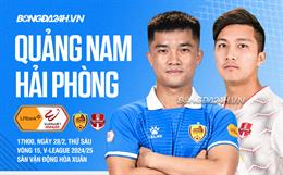 Hải Phòng đánh bại Quảng Nam ngay tại Tam Kỳ