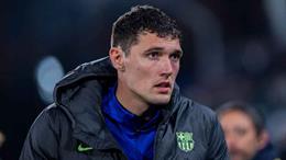 Trung vệ Andreas Christensen của Barca lại chấn thương