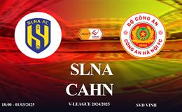 Trực tiếp bóng đá SLNA vs CAHN link xem V-League 2024/25