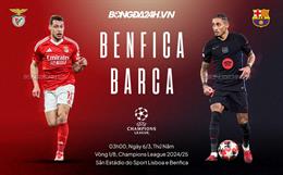 Raphinha lập siêu phẩm, Barca hạ Benfica trong thế thiếu người