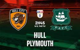 Nhận định Hull vs Plymouth 2h45 ngày 5/3 (Hạng nhất Anh 2024/25)