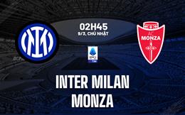 Nhận định Inter Milan vs Monza (2h45 ngày 9/3): Củng cố ngôi đầu