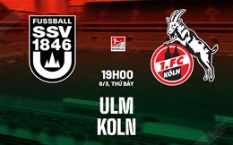 Nhận định bóng đá Ulm vs Koln 19h00 ngày 8/3 (Hạng 2 Đức 2024/25)