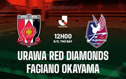 Nhận định Urawa Red Diamonds vs Fagiano Okayama 12h00 ngày 8/3 (VĐQG Nhật Bản 2025)